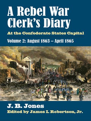 cover image of A Rebel War Clerk's Diary